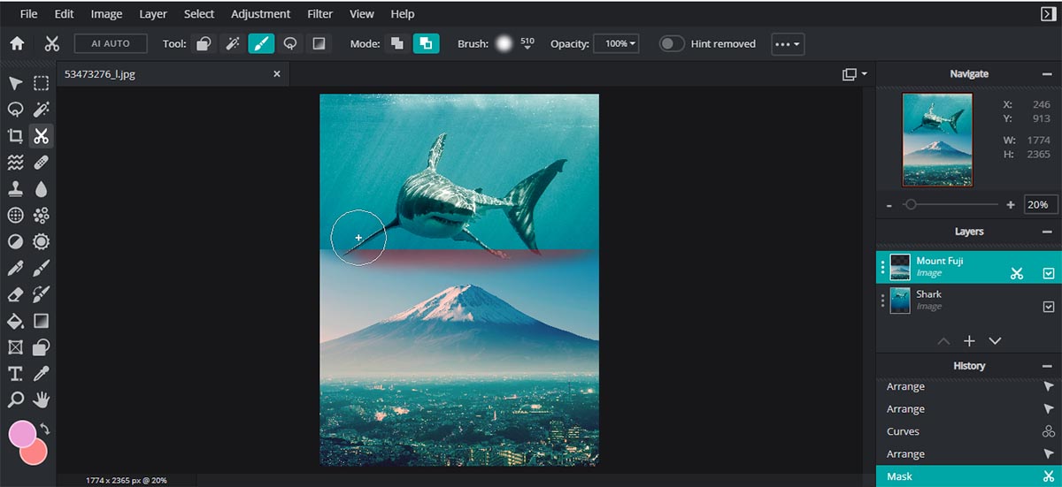 Pixlr Image Editor